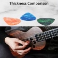 Guitar Picks Kit 10pcs Celluloid Picks + 6pcs Finger Picks + 2 Thumb Picks + Storage Box Guitar Accessories for Acoustic Guitar Beginners(Random Color Delivery)