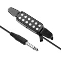 Acoustic Guitar Pickup Clip-on Guitar Pick Up Transducer Instrument Pick-up with 1/4 Inch Connector 2.9 Meters Cable