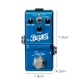 Rowin LN-321 Blues Pedal Wide Range Frequency Response Blues Style Overdrive Effect Pedal for Guitar