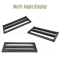 Medium Size Guitar Effect Pedal Board Aluminum Alloy Pedalboard 19.7×7.5 Inch with Carrying Bag
