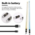 A Pair of Glow Drumsticks 15-Colors Light Drumstick Light Up Drumsticks Jazz Drumstick Drum Accessories