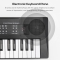 61 Keys Digital Music Electronic Keyboard Kids Multifunctional Electric Piano for Piano Student with Microphone Function Musical Instrument