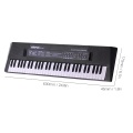 61 Keys Digital Music Electronic Keyboard Kids Multifunctional Electric Piano for Piano Student with Microphone Function Musical Instrument