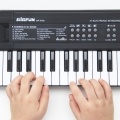 61 Keys Digital Music Electronic Keyboard Kids Multifunctional Electric Piano for Piano Student with Microphone Function Musical Instrument
