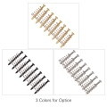 8pcs Metal Electric Guitar Bass Neck Joint Plate Mounting Screws Pickups Adjust Height Screws