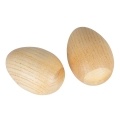 Wooden Maracas Egg Shakers Musical Percussion Instrument Eggs 2pcs