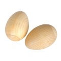 Wooden Maracas Egg Shakers Musical Percussion Instrument Eggs 2pcs