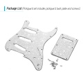 SSS Electric Guitar Pickguard Set with Back Plate Screws Pick Guard for American ST Style Guitars Blue Pearl