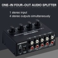 1-in-4-out Stereo Audio Amplifier Amp