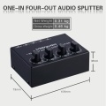 1-in-4-out Stereo Audio Amplifier Amp