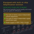 1-in-4-out Stereo Audio Amplifier Amp