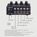 1-in-4-out Stereo Audio Amplifier Amp