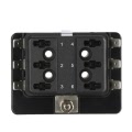 6 Way Mini Blade Fuse Box Holder APM ATM 5A 10A 25A for Car Boat Marine Trike