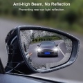 Car Rear View Mirror Film Side Window Protective Film HD Anti-Fog Anti-Scratch Rainproof Waterproof  for Rear View and Side Window
