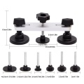 Bridge Dent Puller Sets Paintless Dent Removal Repair Tool with 6pcs Glue Puller Tabs for Auto Dent Removal Minor dents Door Dings and Hail Damage