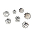 7 Pieces 3/8'' Oil Filter Cap Wrench Socket Set Tool Kit 24 27 29 30 32 36 38mm Replacement for Mercedes Benz VW BMW