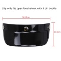 Universal 3 Snap-Button Visor Flip Up Wind Shield  for Open Face Motorcycle Helmet