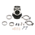 MVS 38mm Wastegate Aluminum Top Steel V-band External Waste Gate for Supercharge Turbo Manifold 14PSI
