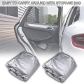 Car Cover Full Sedan Covers with Reflective Strip Sunscreen Protection Dustproof UV Scratch-Resistant Auto Cover