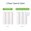 Poooli 110 * 30mm White Non-adhesive Thermal Paper Roll