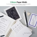 Poooli 110 * 30mm White Non-adhesive Thermal Paper Roll