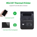 Portable Wireless BT 58mm 2 Inch Thermal Receipt Printer