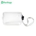 PeriPage Transparent Protective Case Cover with Portable Hand Rope for A9/A9s/A9 Pro/Q9s Mini Pocket BT Thermal Printer Label Maker