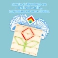 Wooden Geoboard Mathematical Manipulative Material