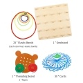 Wooden Geoboard Mathematical Manipulative Material