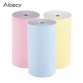 Aibecy Color Thermal Paper Roll 57*30mm Bill Receipt Photo Paper Clear Printing for PeriPage A6 Pocket Thermal Printer for PAPERANG P1/P2 Mini Photo Printer, 3 Rolls