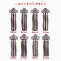 Aibecy 3pcs 3D Printer Extruder Stainless Steel Volcano Nozzle
