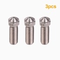 Aibecy 3pcs 3D Printer Extruder Stainless Steel Volcano Nozzle