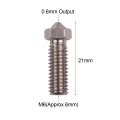 Aibecy 3pcs 3D Printer Extruder Stainless Steel Volcano Nozzle