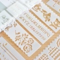 Multi-functional Drawing Stencils Straight & Wavy Lines Rulers Hollow Out Design PP