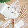 Multi-functional Drawing Stencils Straight & Wavy Lines Rulers Hollow Out Design PP