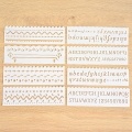 Multi-functional Drawing Stencils Straight & Wavy Lines Rulers Hollow Out Design PP