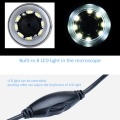 1000x Magnification USB Digital Microscope Built-in 8 LED Camera Magnifier with Base Stand Holder Support for Windows XP/Vista/Win 7 8 10/Android Phones