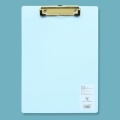 A4 Plastic Clipboard Hardboard Writing Pad Profile Clip with Hanging Hole for Students School Office