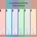 A4 Plastic Clipboard Hardboard Writing Pad Profile Clip with Hanging Hole for Students School Office