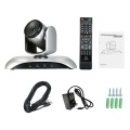 Aibecy 1080P HD Video Conference Camera 3X Optical Zoom Wide Angle Webcam Supported H.264 Hard Compression 355° Rotation Plug & Play with Remote Control for Video Meetings Training Teaching