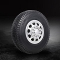 6PCS Aluminum Alloy Front & Rear Truck Wheel Rim Tires Compatible with Tamiya 1/14 RC Tractor Truck( type-10)