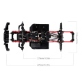 AUSTAR A2X-313C RC Car Chassis 275mm/10.8inch Wheelbase Chassis Frame 540 35T Motor for 1/10 RC Crawler Car Axial  SCX10 II RC Car