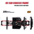 AUSTAR A2X-313C RC Car Chassis 275mm/10.8inch Wheelbase Chassis Frame 540 35T Motor for 1/10 RC Crawler Car Axial  SCX10 II RC Car