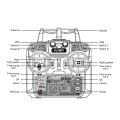 Flysky FS-i6X 2.4GHz 10CH AFHDS 2A RC Transmitter with FS-iA10B Receiver for RC Drone Airplane Helicopter