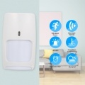 Wired Dual-tech Infrared Motion and Microwave Detector Wall Mounted PIR Motion Sensor Pet Immunity for Home Burglar Security Alarm System