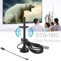 DTA-180 HD Digital Indoor TV Dual Antenna DVB-T/T2Antena HDTV Aerial Booster Antenna TV Stick Receiver DVBT Surf Antennas