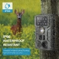 Trail Camera Waterproof 20MP 1080P Hunting Game Camera with 3 Infrared Sensors Night Vision Motion Activated Wildlife Scouting Camera