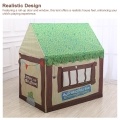 Indoor Kids Small-House Tent Compact Size Home GameRoom Tent Playing House Tent Toys Tent for Children with Roll-up Door and Window