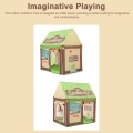 Indoor Kids Small-House Tent Compact Size Home GameRoom Tent Playing House Tent Toys Tent for Children with Roll-up Door and Window