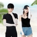Cooling Arm Sleeves Men Women UV Sun Protection Long Arms Sleeves Cover for Cycling Driving Running Golfing Football Basketball